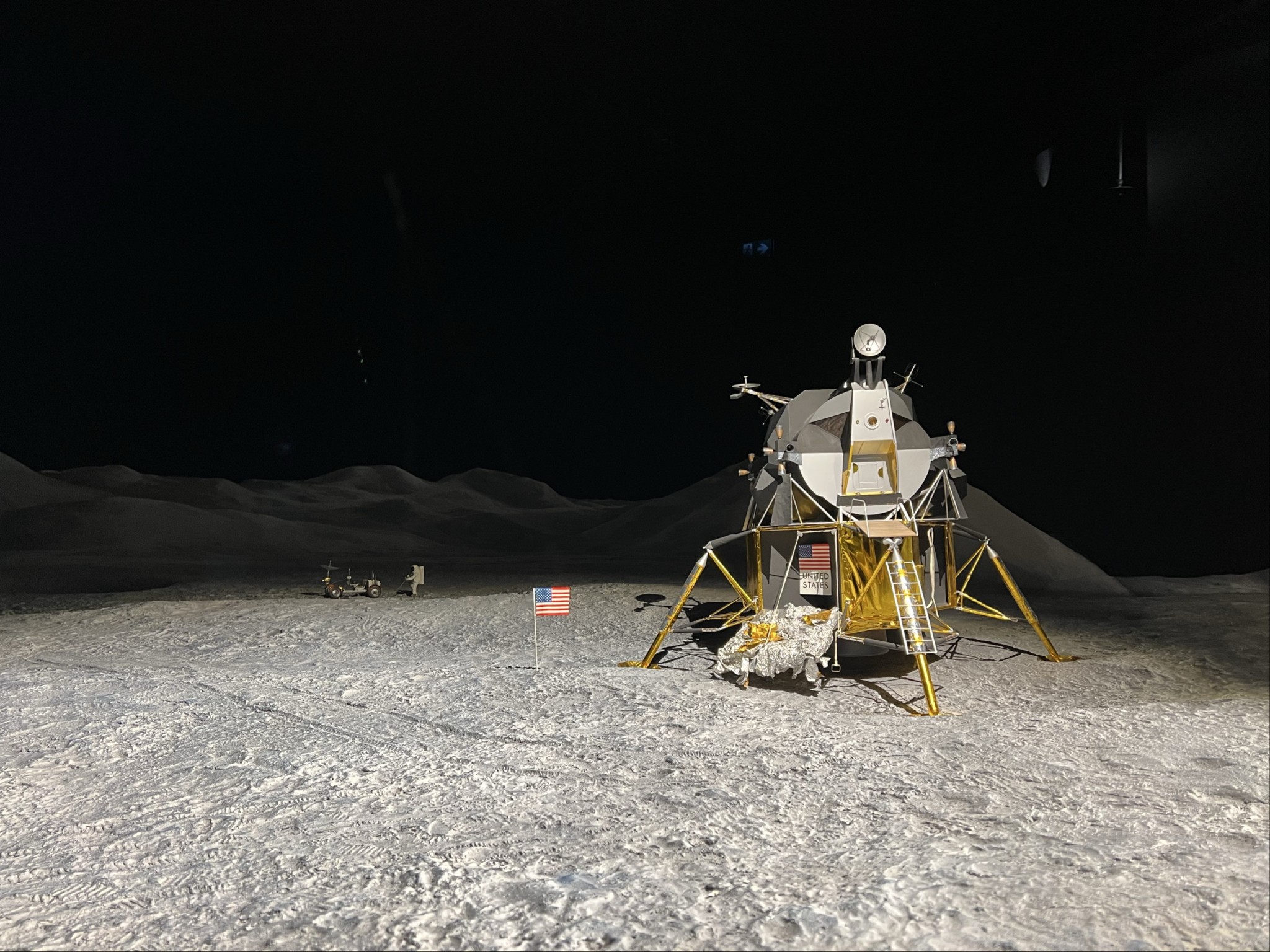 Modell der Mondlandefähre der Apollo Mission