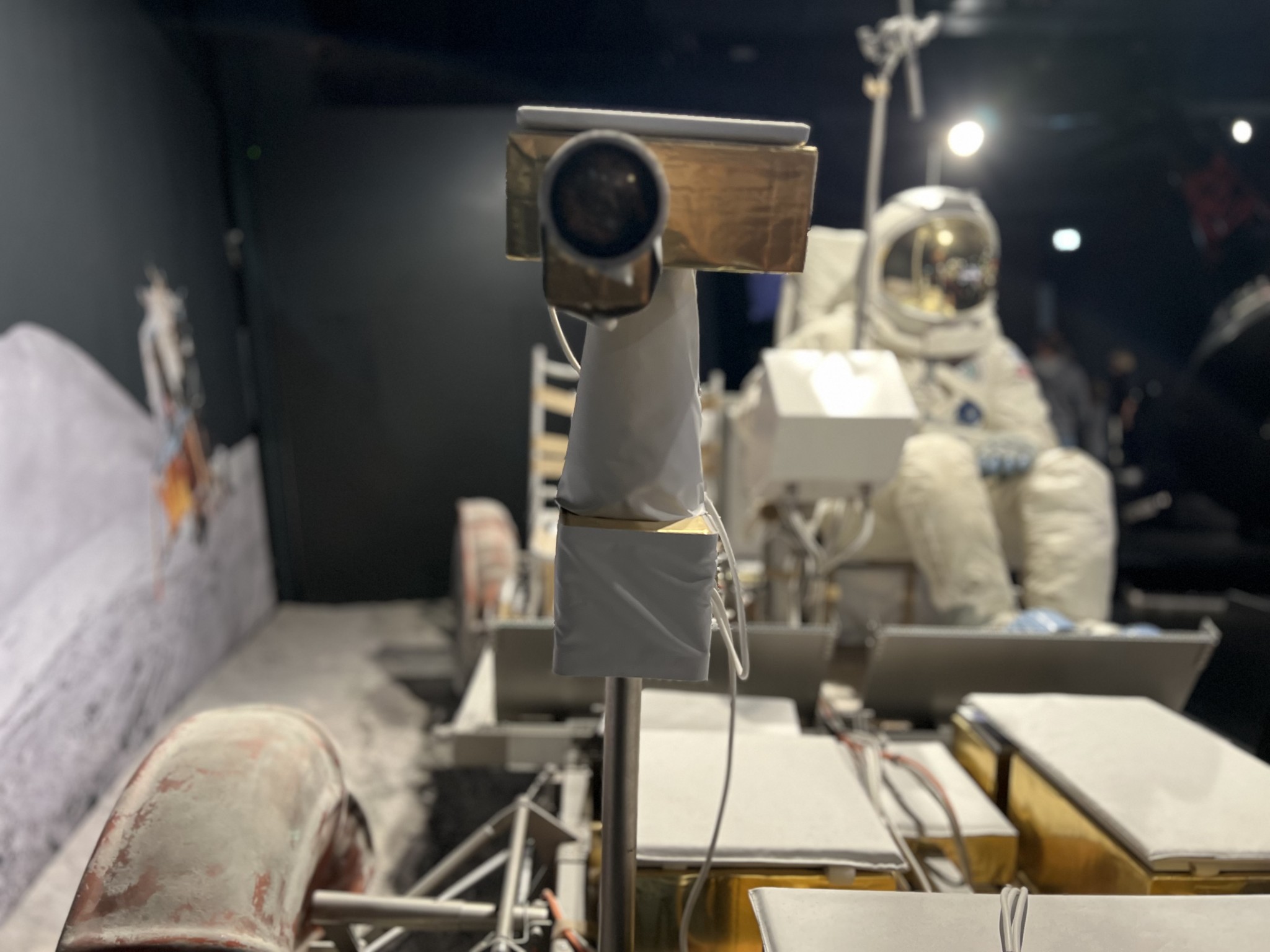 Nachbau des Mondrovers Lunar